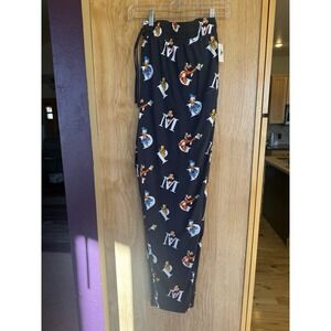 Disney Mickey Mouse Friends Fab Six Plush Pajama Pants NWT AbC's Sz XL Blue NWT